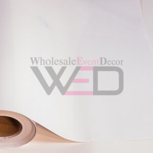 6.5Mil White Removable (Bubble Free) Dance Floor Wrap Vinyl