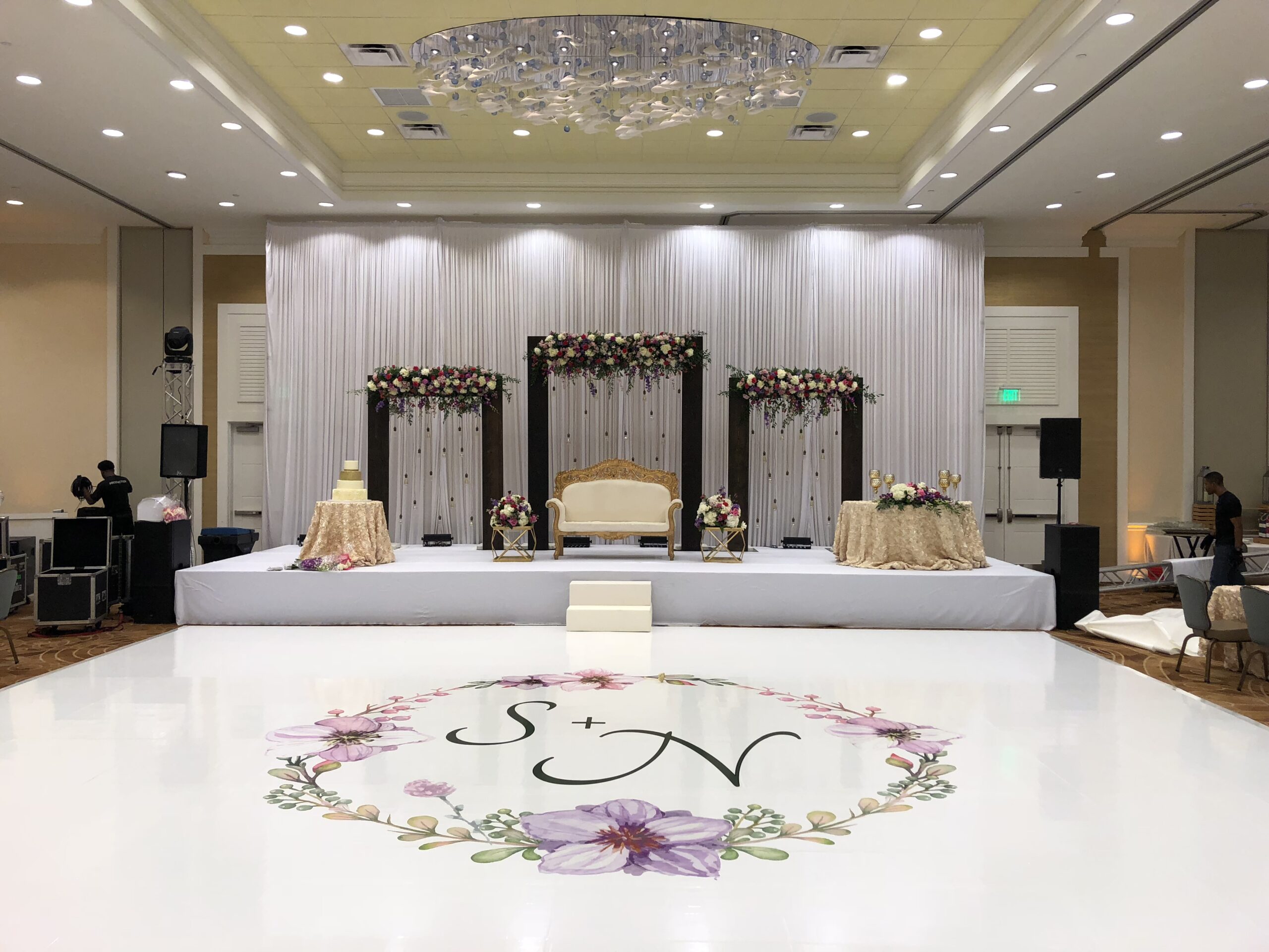 6.5Mil White Removable (Bubble Free) Dance Floor Wrap Vinyl - Image 6