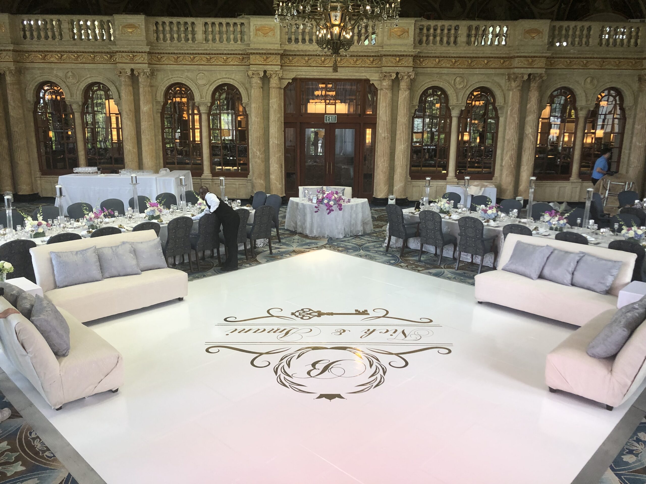 6.5Mil White Removable (Bubble Free) Dance Floor Wrap Vinyl - Image 5